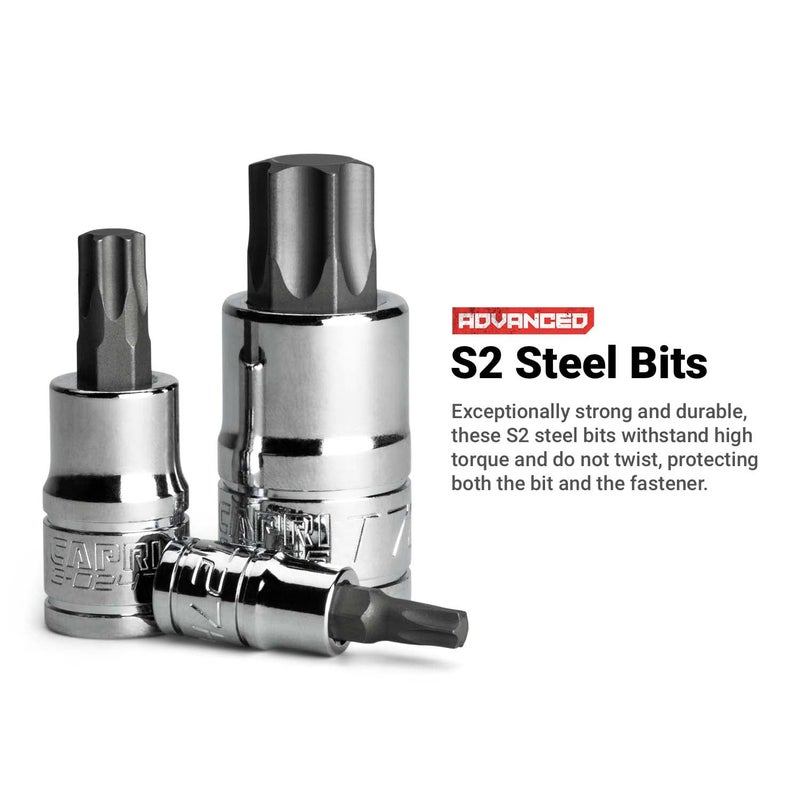 Capri Tools 3-0268 T60 Star Bit Socket, 1/2-Inch Drive - Image 2